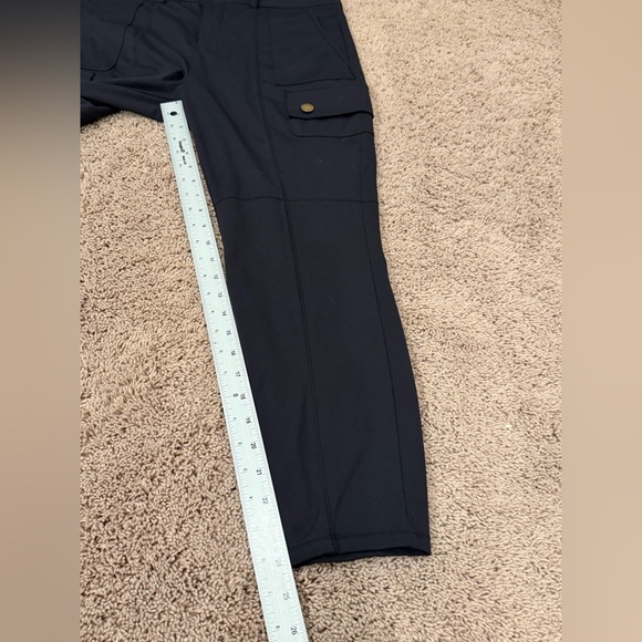 LP large petite Halara DayStretch High Waisted Skinny Cargo Pants black stretchy - Picture 16 of 17